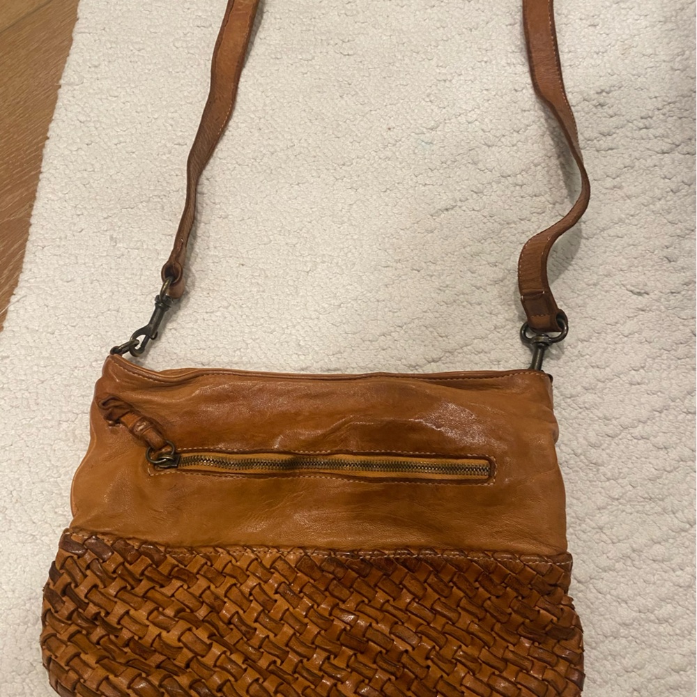 Small adjustable leather crossbody. Hardly used if at all…